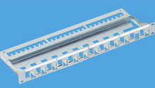24-Port Patch Panel - Modules, connectors and patch panels